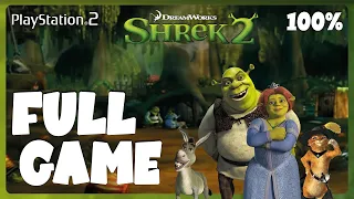 Shrek 2 (PS2) - FULL GAME  'Longplay' 100% HD Co-Op Walkthrough - No Commentary