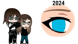 2020 vs 2024 Eye Editing // Gacha Trend