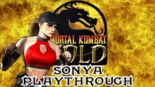 Mortal Kombat Gold Sonya Playthrough (Difficulty : Ultimate) #freemk4