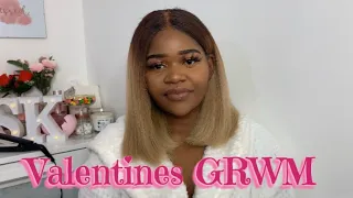 VALENTINES DAY GRWM 3-IN-1 | (Make up , Outfit ,Hair )