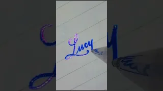 #lucy with beautiful song #shorts #handwriting