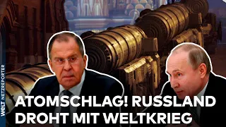 RUSSLAND DROHT MIT WELTKRIEG: Russlands Außenminister Lawrow spricht über atomaren Konflikt!