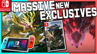 2 HUGE Switch EXCLUSIVES Revealed Today! - 2 Monster Hunter Games Exclusive to Nintendo Switch 2021