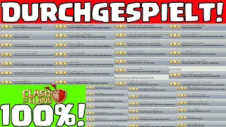 CLASH OF CLANS DURCHGESPIELT! 😍😭 ALLE ACHIEVEMENTS FERTIG! 🤩 CoC