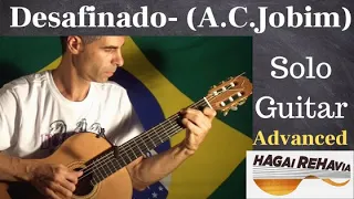 Desafinado(Tom Jobim)- Bossa nova guitar finger style (avançado) by Hagai Rehavia