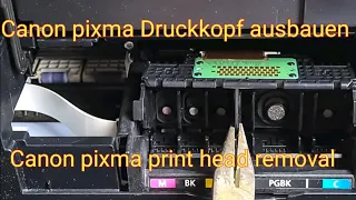 Canon pixma Druckkopf ausbauen canon pixma print head removal