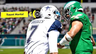 MADDEN 24 Superstar Mode | TAUNTING HURTS & THE EAGLES (CB Gameplay)