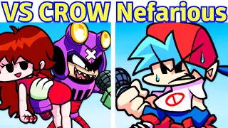 VS Crow: FNF x Nefarious FULL [Hero/Villain] + Dialogue DEMO - Friday Night Funkin' Mod