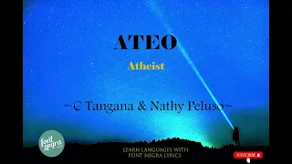 Ateo ~C. Tangana & Nathy Peluso~ Lyrics Spanish & English