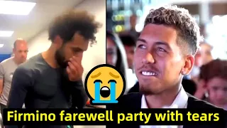 Firmino reaction to Salah and Liverpool farewell party for Roberto Firmino