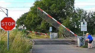 Rare, Pump Barrier Crossing at Bradfield Level Crossing, Essex