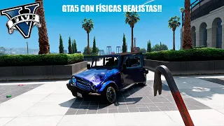 Así es GTA5 con CHOQUES HIPERREALISTAS !! (Mods)