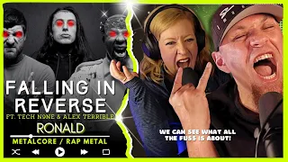 FALLING IN REVERSE "Ronald" ft. Tech N9ne & Alex Terrible  // Audio Engineer & Wifey React