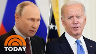 Biden Says US Will 'Not Be Intimidated' By Vladimir Putin