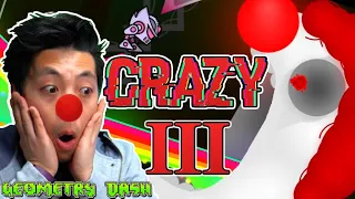 CraZy III 100% by DavJT | GEOMETRY DASH