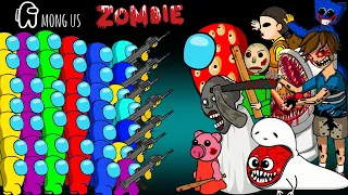 TOP Among Us vs ZOMBIES | Funny Among Us Animation