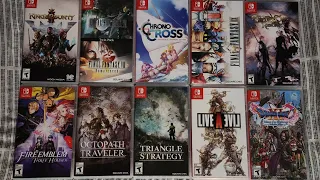 My Top 10 Favorite Turn Based RPG's for Nintendo Switch! @ogre27kain