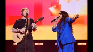 Ed Sheeran and Camila Cabello premiere ‘Bam Bam’ at ‘Concert For Ukraine’