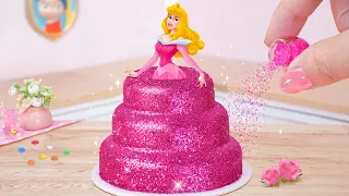 Beautiful Princess Aurora Cake 💝 Amazing Miniature Pull Me Up Cake Decorating | Mini Cakes Making