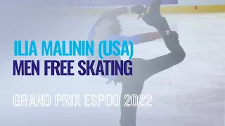 Ilia MALININ (USA) | Men Free Skating | Espoo 2022 | #GPFigure