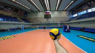 VOLLEYBALL FIRST PERSON | FULL TRAINING | ZENIT ST. PETERSBURG | LIBERO