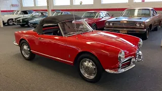 1959 Alfa Romeo 750F Giulietta Spider Veloce Walk Around