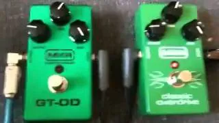 Mxr classic overdrive vs. GT-OD