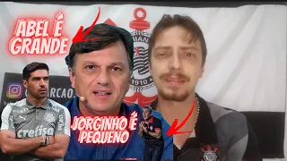 MAURO CÉZAR SAI EM DEFESA DE ABEL FERREIRA | ABEL É GRANDE | JORGINHO É PEQUENO #palmeiras