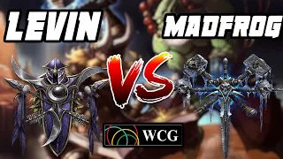 WARCRAFT 3: Levin (Night Elf) vs. MaDFroG (Undead) | WCG 2004, WC3 replay