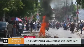 US Embassy urges all Americans to leave Haiti