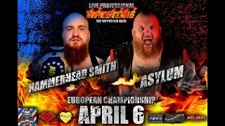 European Championship match Hammerhead Smith (c) vs Asylum