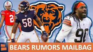 Chicago Bears Rumors Q&A: Roquan Smith Contract Extension? Draft Chris Olave? Sign Jadeveon Clowney?