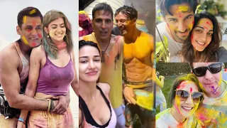 Salman Khan, Disha Patani, Akshay Kumar, Tiger Madness Fun During Playing Holi 2024