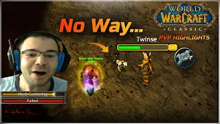 No Way That Just Happened... | WoW Classic PvP Highlights Shadow Priest