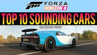 Forza Horizon 4 - TOP 10 BEST CAR SOUNDS! Exhaust Sounds, Tunnel Pops & Bangs