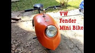 Custom Fabricated VW Fender Mini Bike 3hp 97cc Lifan Engine