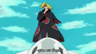 Kakashi,Naruto e Time Gai Vs Deidara (Full Fight) - Legendado em Português (HD)