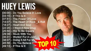 Huey Lewis 2023 MIX ~ Top 10 Best Songs ~ Greatest Hits ~ Full Album