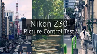 Nikon Z30, All 28 Picture Control video sample