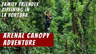 Arenal Canopy Adventure - La Fortuna Ziplining (Family Friendly)