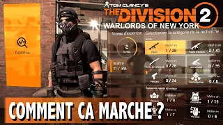 THE DIVISION 2 - NIVEAU DE MAÎTRISE & D'EXPERTISE COMMENT CA MARCHE ?