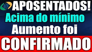 URGENTE: GOVERNO confirmou AUMENTO para aposentados! VEJA VALORES e se VOCÊ será IMPACTADO!