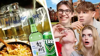 Cambridge Students try Soju for the first time!!