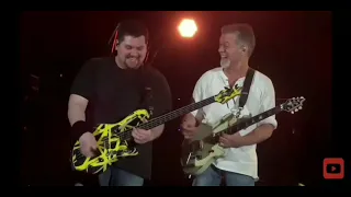 Edward and Wolfgang Van Halen - A magic moment between father and son 🤘