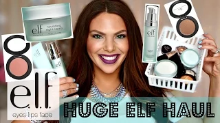 HUGE ELF HAUL + Reviews + Try-On / Product Demos