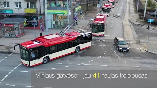 Vilniaus gatvėse – jau 41 naujas troleibusas