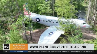 World War II cargo plane converted into Airbnb