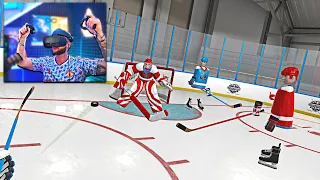 VR HOCKEY IS A LOT OF FUN!