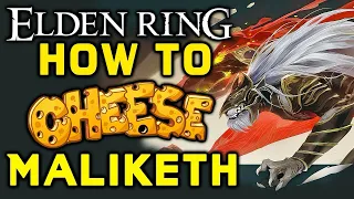 Elden Ring - How to CHEESE Maliketh The Black Blade After 1.10 Patch (2024)