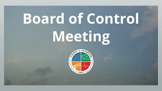 2022.4.18 Board of Control Meeting